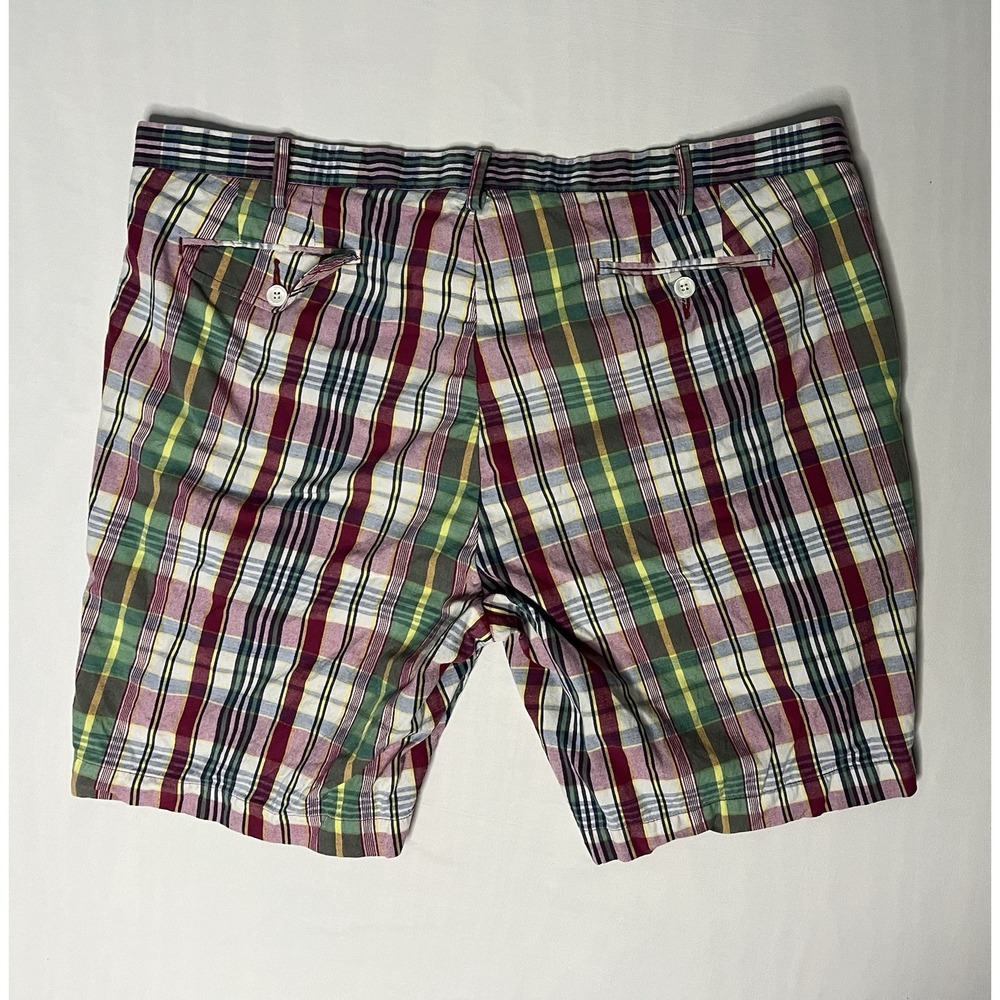 Polo Ralph Lauren Indian Madres Chino Shorts Men's Size 40 Flat Front Preppy - Picture 4 of 7